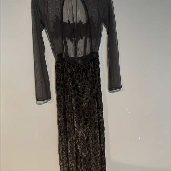 Victoria's Secret Black Sheer Floral Romper - Picture 7 of 10